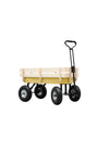 yellow beach cart